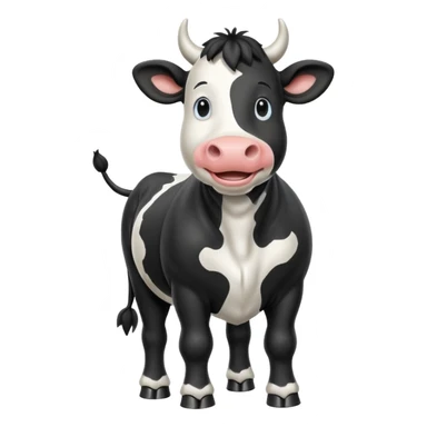 pantomime freisan cow sticker