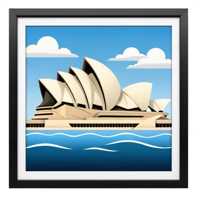 opera house sydney sticker