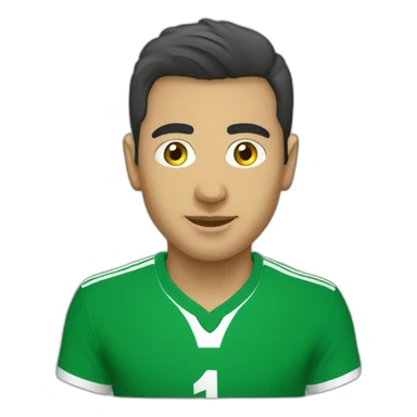 Algerian teeshirt footbal  sticker