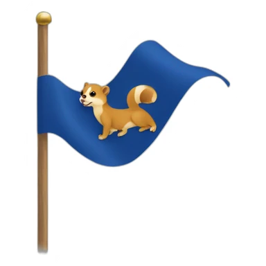 ermines flag sticker
