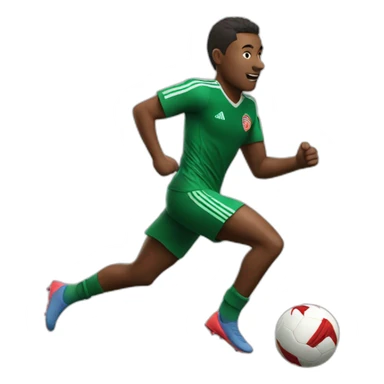 ajax player running sticker
