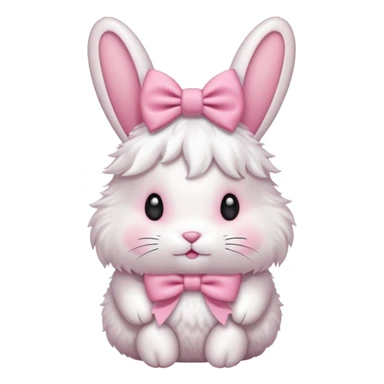 Coquette bunny sticker