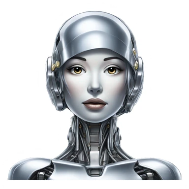 sorayama female robot  sticker