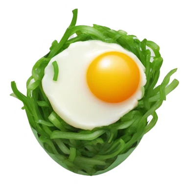 scallion egg with chili crisp sticker