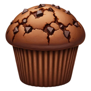 Chocolate muffin sticker