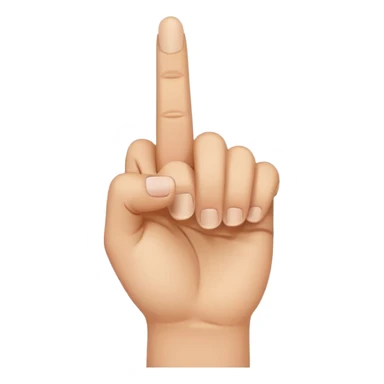 yvl hand sign with middle finger up  sticker