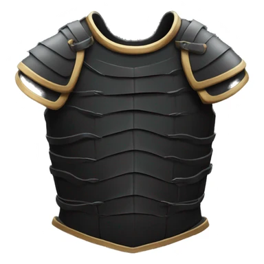 black leather torso armor sticker