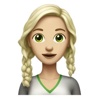 a Reptilian alien white woman, full body sticker