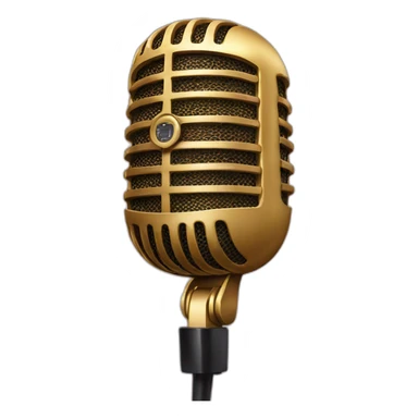 podcast microphone sticker