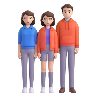 Hannah Baker with long brown hair and Clay Jensen with short dark hair standing together, from 13 Reasons Why sticker