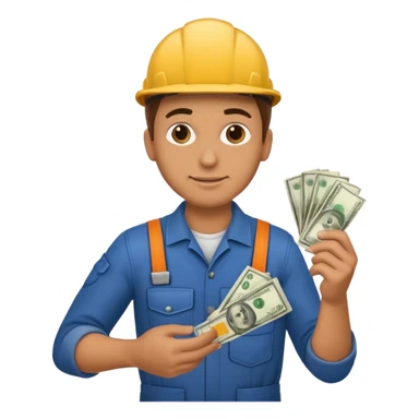 mechanic with money sticker