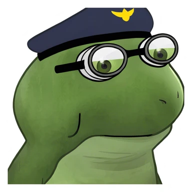 bufo the pilot sticker