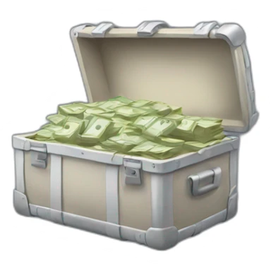 maleta overflow money sticker