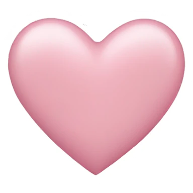 Light pink heart  sticker