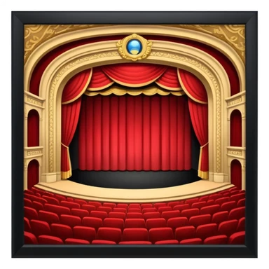 Fan opera theatre sticker