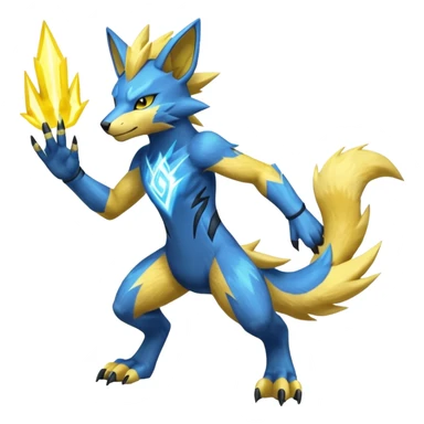 Manectric-Zeraora-fusion (full body) sticker