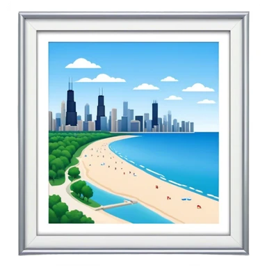 Chicago Lake Michigan sticker