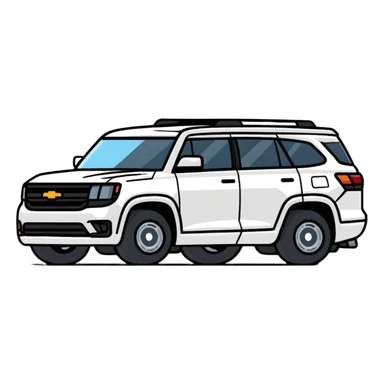 Family SUV car sticker