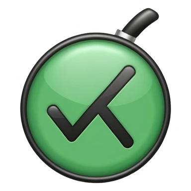 A tick sign with the background as blue sticker