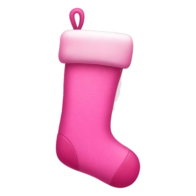 Pink stocking sticker