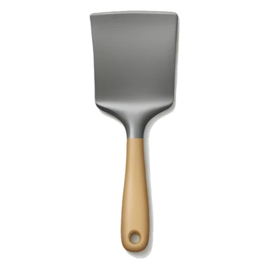 Beige rubber spatula  sticker