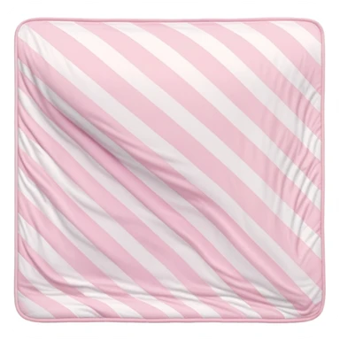 Pastel pink Checkered thin blanket  sticker