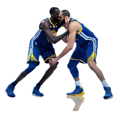 draymond green rudy gobert headlock sticker