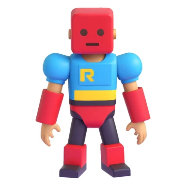Roblox character in heaven sticker