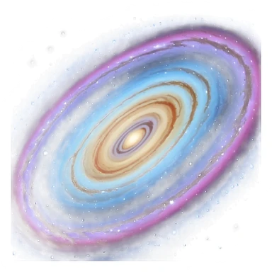 andromeda galaxy sticker