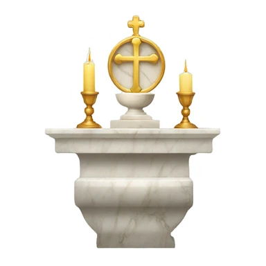 Marble altar eucharist  sticker