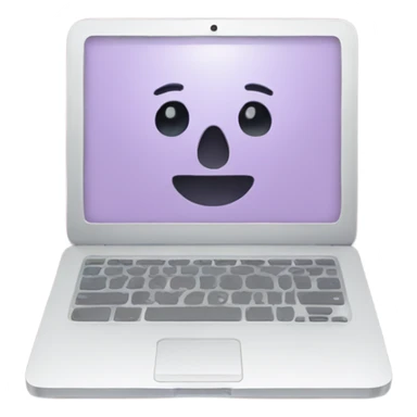 Soft aesthetic laptop sticker