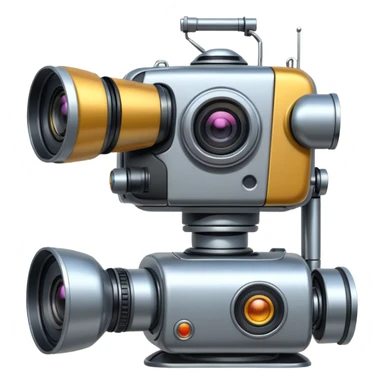 cameraman robot sticker
