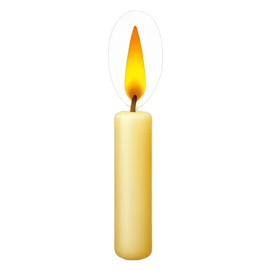 Dinner candle sticker