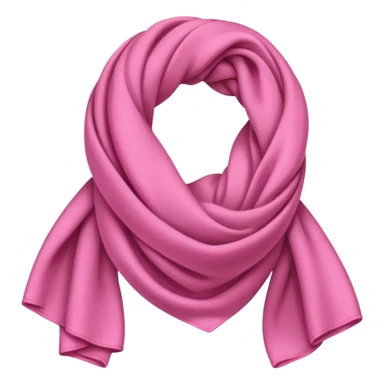 pink scarf  sticker