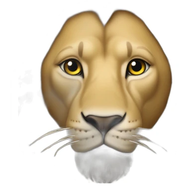 erling braut haaland as a lion sticker