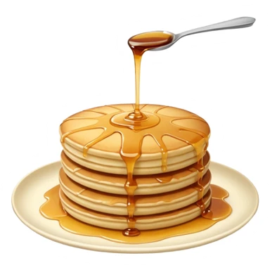 Pfannkuchen mit Sirup sticker