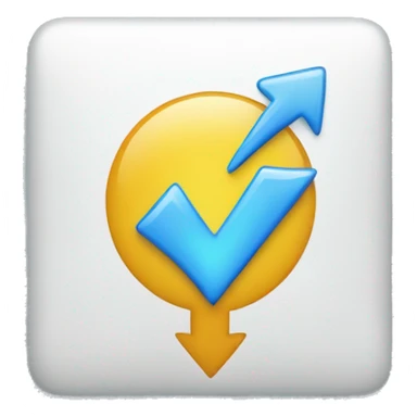 A blue checkmark with a white flash  bolt inside, indicating a verified account." sticker