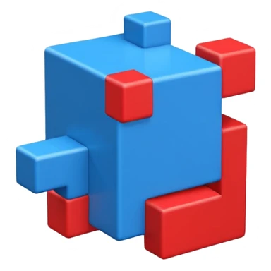  “Boom” sign blue (#00A3E0) and red (#F9423A)  sticker