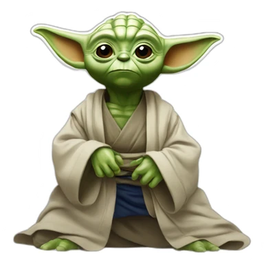 Yoda au paris sanit germain sticker