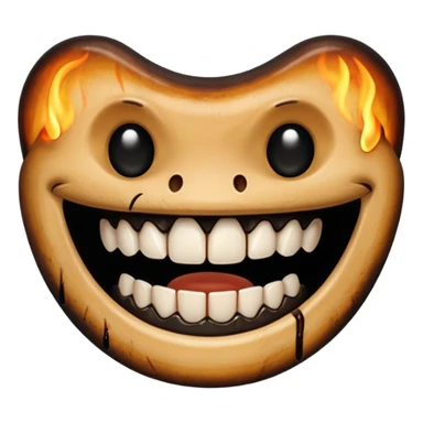 Grilled teeth sticker