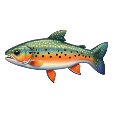 Brook trout sticker
