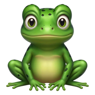 Elon musk as a frog  sticker
