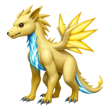 Manectric-Electrike-Fakémon-hybrid-creature (full body)  sticker