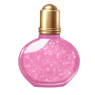 Fairy light pink perfume glitter sticker