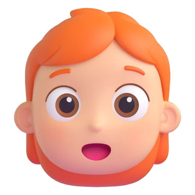 Enhance the face to look better and more appealing while keeping the 3D style and cute expression. Remove the background. sticker