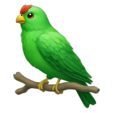 agaporni verde sticker