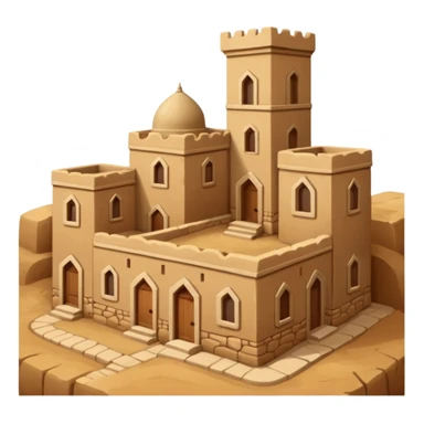 little city and small home, Iraqi-style sticker