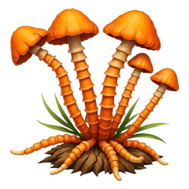 Cordyceps mushrooms sticker