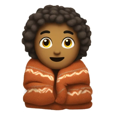 a warm cozy blanket sticker