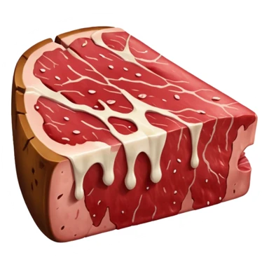 meat red sticker